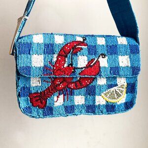 Beaded Lobster Picnic Tik Tok Viral Shoulder bag Purse